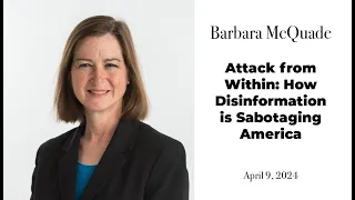 Barbara McQuade speaks on Attack from Within