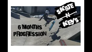 Skateboard Progression over 6 Months