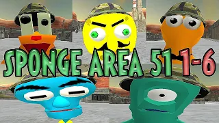 Sponge Area 51. Neighbor Escape Alien Base Secret Levels 1 - 6 Gameplay Version 1.0