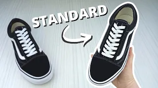 HOW TO LACE VANS (STANDARD Way)