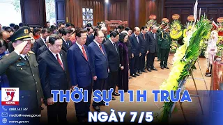 Thời sự 11h trưa 7/5. Dâng hương Đền thờ Liệt sỹ tại Chiến trường Điện Biên Phủ - VNews