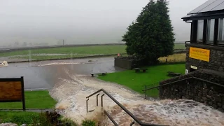 White Scar Cave record flood, near Ingleton North Yorkshire, 22 August 2016.