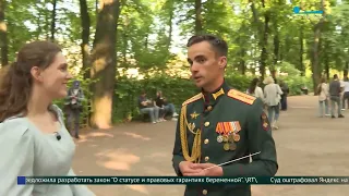 23 военный оркестр ЗВО в Летнем саду (18.06.2023)