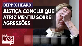 Justiça conclui que Amber Heard mentiu sobre agressões de Johnny Depp; ator também foi condenado