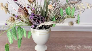 如何制作出有生命的温度又有复古味道的干花！ How to make dried flowers