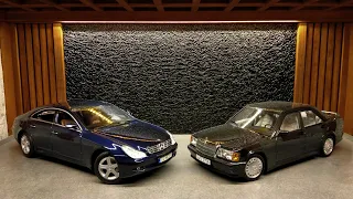 Mercedes CLS / Mercedes E190 Maisto vs Norev 1:18