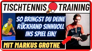 Tischtennis 🏓 So bringe ich meine Rückhand perfekt ins Spiel 💥💥💥