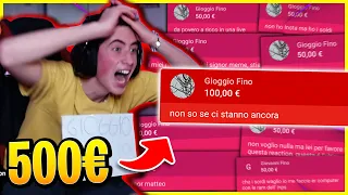 MI DONA 500€ IN LIVE E IMPAZZISCO!!! *finito male*