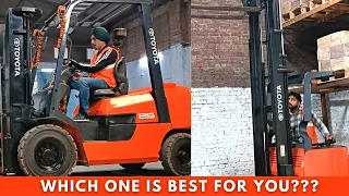 Which Forklift is best for you? Counterbalance Forklift or High Reach Forklift