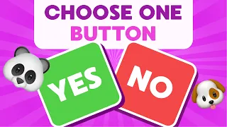 TEST YOUR LUCK🍀 Animals Edition 🐼 | Choose One Button | Yes No Challange | Hardest Choices Ever!😱