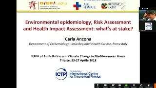 Environmental epidemiology, risk assessment and health impact assessment...