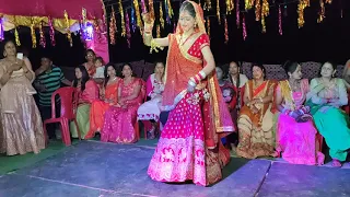 Aaye Ho Meri Zindagi Mai Tum Bahar Bankai || Kumauni Dulhan Beautiful Solo Dance ll Alka Yagnik ll