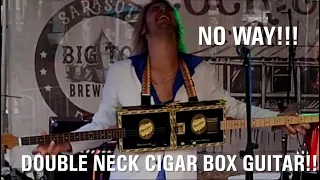 You Have To Hear Memphis Lightning Rock Out This Amazing Double Neck And Double Cigar Box Guitar