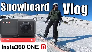 Insta360 ONE R 📷 Testing Snowboard Vlog Alp 2500