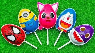 Some Lot's of BIG lollipops | Satisfying video yummy candies Shark Eggs