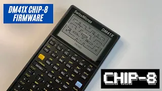 Swissmicros DM41X CHIP-8 Firmware and Games including Space Invaders and Pac-Man