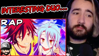 Shwabadi Reacts to No Game No Life Rap | NLJ, Ironmouse & Shirobeats | Sora and Shiro Rap