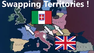 Italy And The Uk Swaps Teritories! Hoi4 Timelapse