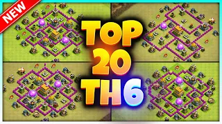 TOP 20 TH6 Base Link | New BEST Town Hall 6 (CWL/Hybrid/War/Trophy) Bases | Clash Of Clans