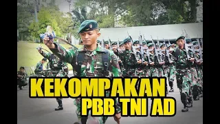SALUT!! Pasukan baris berbaris MILITER Indonesia DISIPLIN,KOMPAK Dan RAPI!!