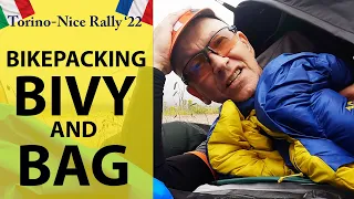 Bikepacking bivy / bivvy / bivi bags and sleeping bag
