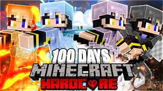 I Survived 100 Days as an ELEMENTAL MASTER in Hardcore Minecraft...