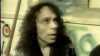 Ronnie James DIO talks about Ritchie Blackmore, Rainbow and Elf