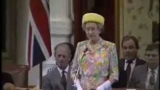 Robert Riggs Reports Queen Elizabeth Visits Texas Capitol May 1991 Robert Riggs Report