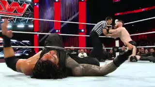 Roman Reigns vs  Sheamus Title Match  Raw 14/12/15