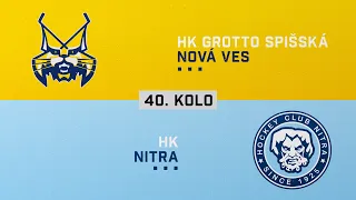 40.kolo HK GROTTO Spišská Nová Ves - HK Nitra HIGHLIGHTS