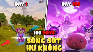 Kiro tóm tắt 100 ngày sống sót khỏi cuộc chiến Hư Không trong sinh tồn Mini World siêu khó