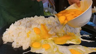 Amazing skill！Egg Fried Rice Collection / 令人驚嘆的技巧！蛋炒飯大師合集