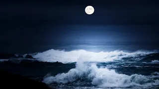 Ocean Waves For Deep Sleep | 6 Hours No Loop | Black Screen