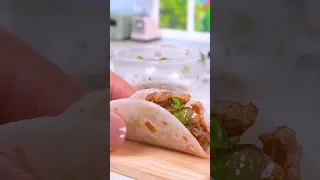 Amazing Miniature Taco Bell Recipe 🌮🌮 ASMR Mini Doritos Locos Tacos in Tiny Kitchen #Yumupminiature