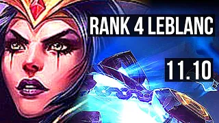 LEBLANC vs XERATH (MID) | Rank 4 LeBlanc, 9/2/15, Dominating, Rank 26 | KR Challenger | v11.10