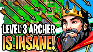 MAX LEVEL Archers are Mini Turrets! | Super Fantasy Kingdom