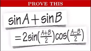 sum-to-product identity for sine, trigonometry proof