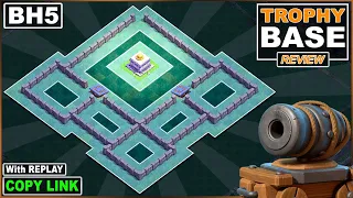 NEW BEST Builder Hall 5 Base 2022!! COC BH5 Base COPY Link - Clash of Clans