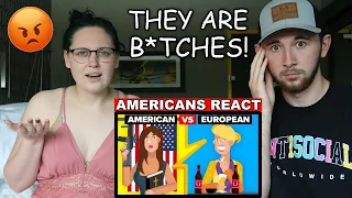 My American Girlfriend Reacts to American Girls vs European Girls - How Do They Compare?