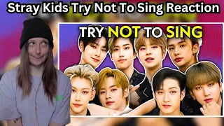 Stray Kids Try not to Sing Or Dance [Reaction]