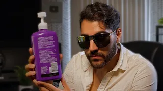 Arab Dad reads back of shampoo bottle (SLEEP MEDITATION ASMR)