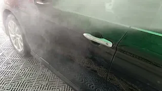 washing car