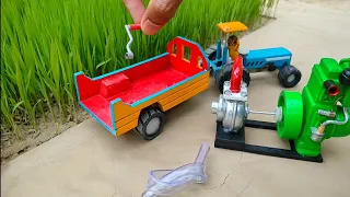 diy mini diesel engine water pump | science project | sun farming @sanocreator