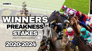 All Preakness Winners 2020-2024 Seize the Grey National Treasure Early Voting Rombaue Swiss Skydiver