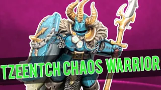 How I paint SLAVES TO DARKNESS - Painting TZEENTCH CHAOS WARRIORS for AoS 3.0