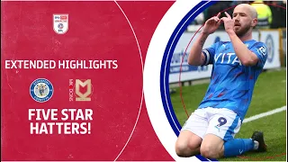 FIVE STAR HATTERS! | Stockport County v MK Dons extended highlights