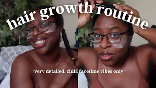 my evening haircare routine for extreme growth & length retention 🌿