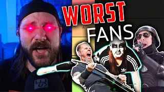 WORST Fans of Rock and Metal Tier List