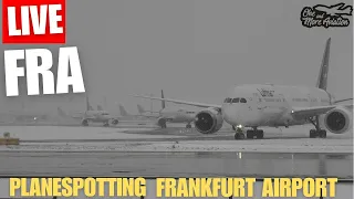 🔴Live Frankfurt Airport Schnee-Chaos 🌨️FRA | De- icing Action 07 Betrieb🛫
