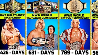 WWE Ric Flair All Championship Wins ( 1974 - 2006 )